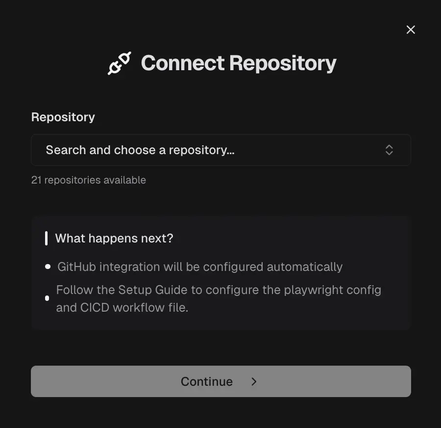 Select repositories