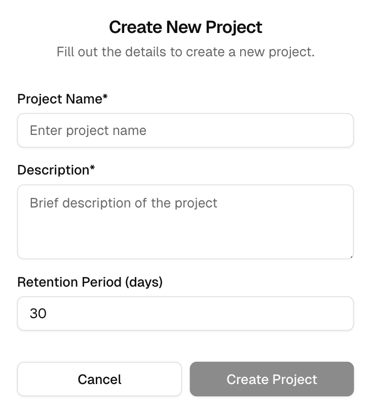 Create a Project