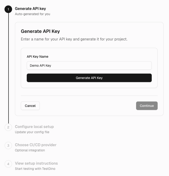 Generate a key