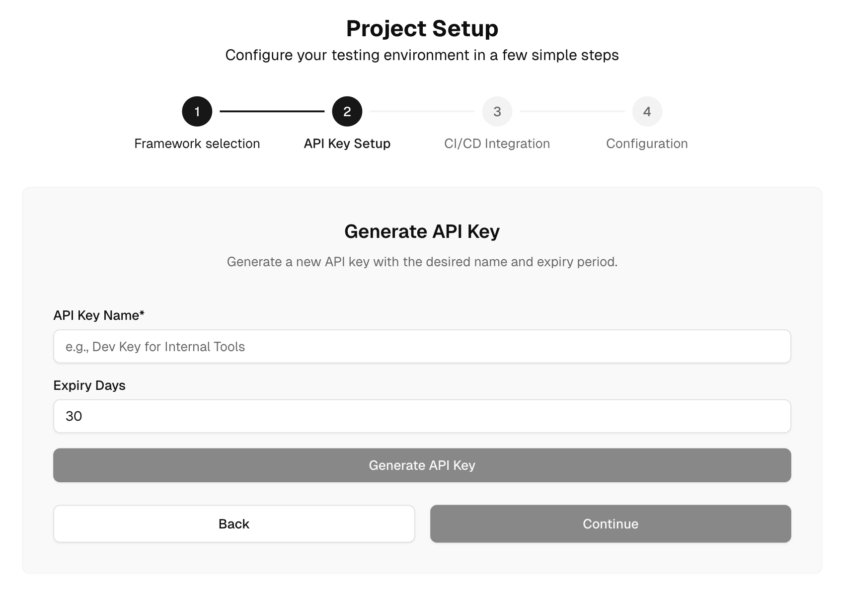 Generate a key
