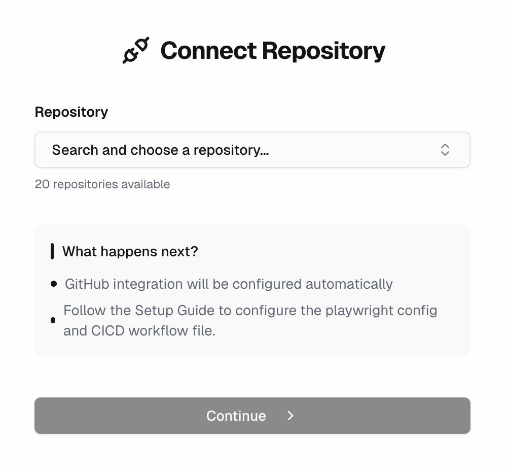 Select repositories